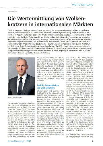 Bild: Ronny Kazyska (M.Sc.) nach FAZ in „Der Immobilienbewerter“