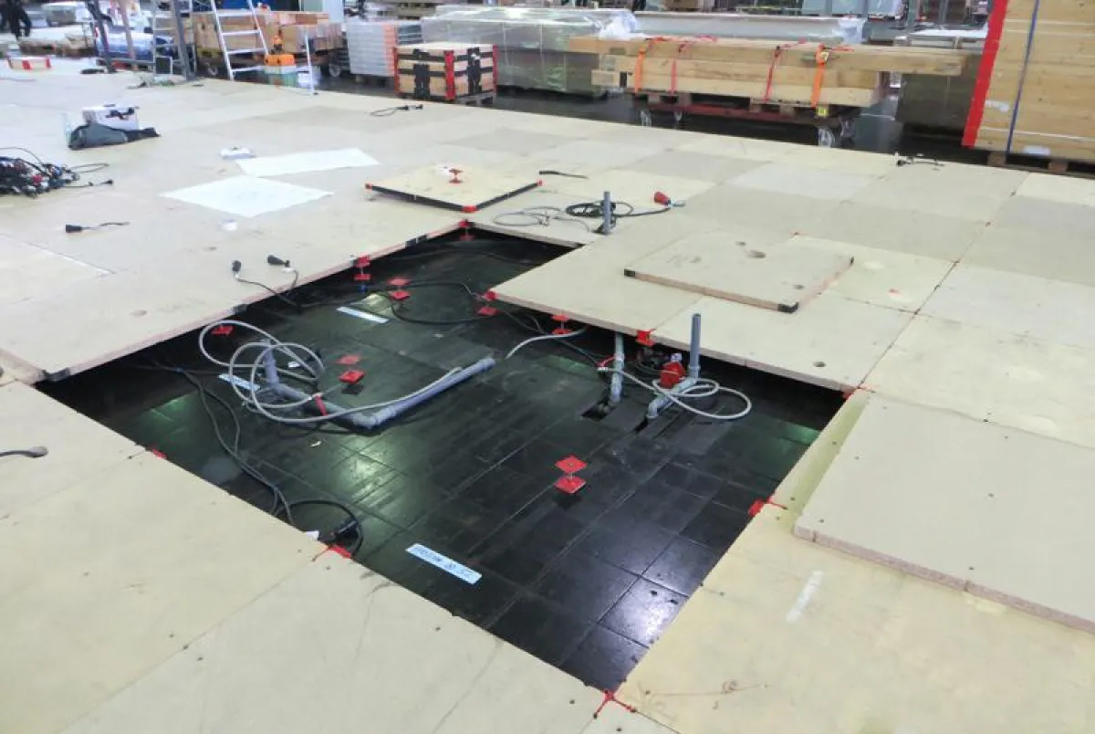 Messebau praktisch: im Untergrund