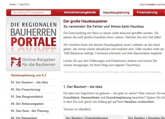Bauratgeber Deutschland präsentiert sich auf der Passivhaustagung in Hannover Bild: Bauratgeber Deutschland präsentiert sich auf der Passivhaustagung in Hannover