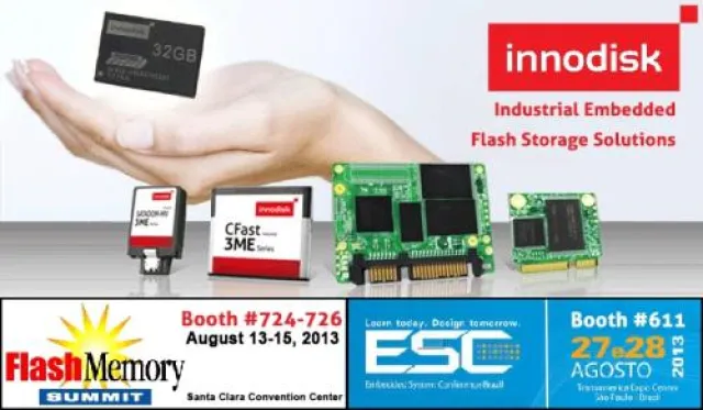 Bild: Innodisk zeigt Advanced Data Logging zur Optimierung von Flash-Speichersystemen auf der FSM & ESC 2013