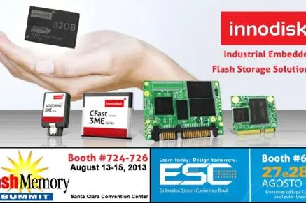 Innodisk zeigt Advanced Data Logging zur Optimierung von Flash-Speichersystemen auf der FSM & ESC 2013 Bild: Innodisk zeigt Advanced Data Logging zur Optimierung von Flash-Speichersystemen auf der FSM & ESC 2013