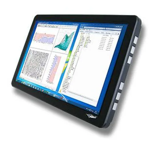 Bild: Full-HD 15.6" TFT-Display mit Picture-In-Picture Funktion, DisplayPort, DVI-I/VGA, HDMI und Aluminiumgehäuse