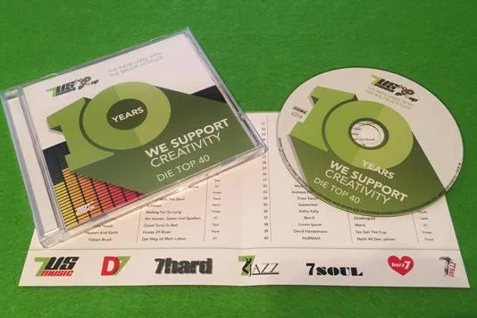 Die 7us media group veröffentlicht Sampler zum zehnjährigen Firmen-Jubiläum Bild: Die 7us media group veröffentlicht Sampler zum zehnjährigen Firmen-Jubiläum