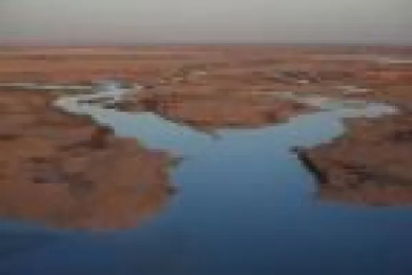 Bild: Seltenes Naturschauspiel am Lake Eyre in South Australia