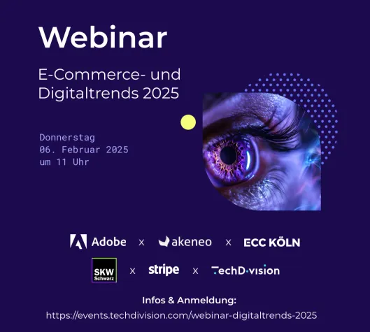 Bild: Webinar zu den E-Commerce und Digital-Trends 2025 - Diese Themen sollten Sie auf dem Radar haben