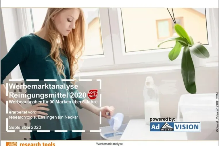 Bild: Werbemarkt Reinigungsmittel: Sauberkeit, Duft & Frische zu 98 Prozent im TV