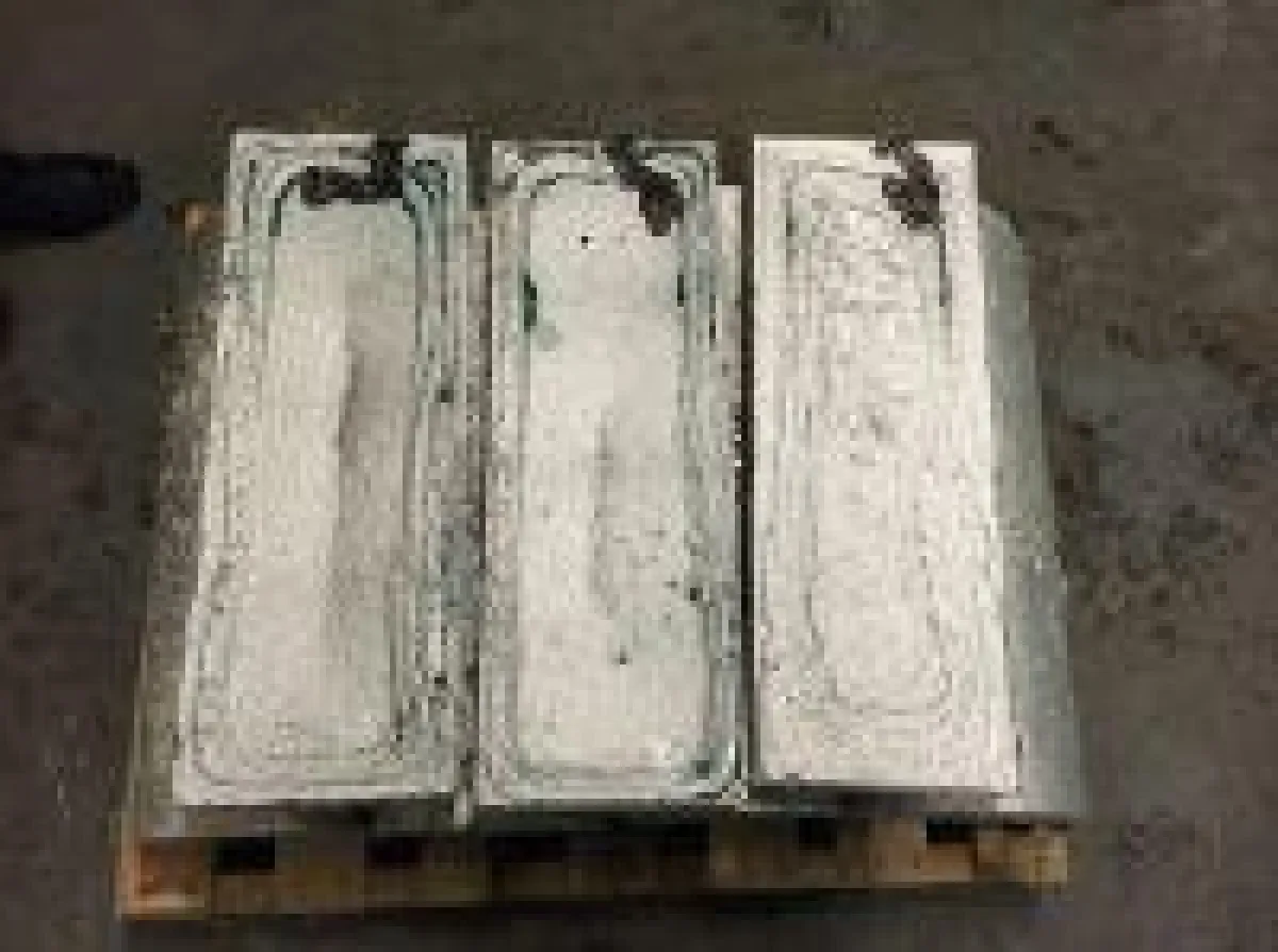 Silberbarren Industrieguss