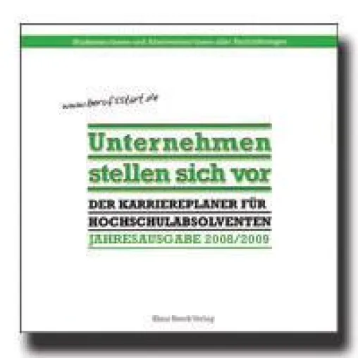 Bild: „Unternehmen stellen sich vor 2008/2009“ neu im Klaus Resch Verlag erschienen
