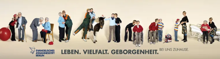 kakoii Berlin launcht Imagekampagne für das evangelische Johannesstift Berlin Bild: kakoii Berlin launcht Imagekampagne für das evangelische Johannesstift Berlin