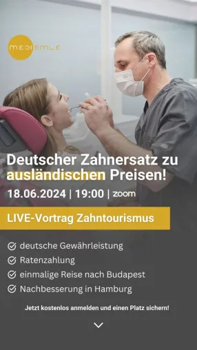 Bild: Eine einzigartige Lösung für hochwertigen Zahnersatz zu erschwinglichen Preisen