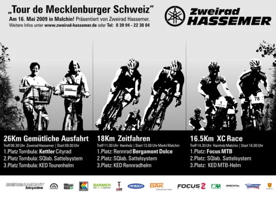 Bild: Erste Auflage der „Tour de Mecklenburgische Schweiz“