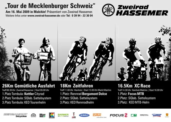 Bild: Erste Auflage der „Tour de Mecklenburgische Schweiz“