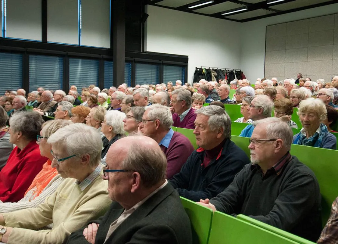 Februar-Vorlesung der GenerationenHochschule mit Dr. Rolf Bielau.