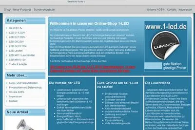 Bild: 1-led.de — LED-Shop mit Zukunft im Blick