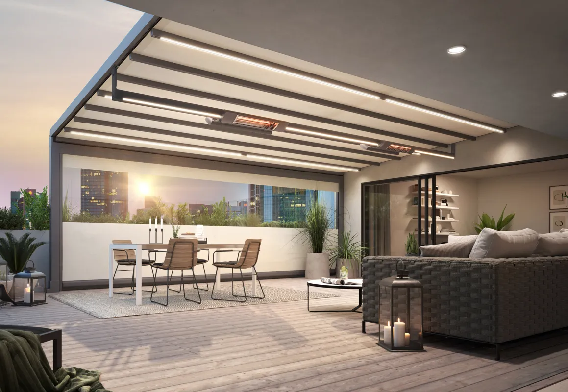 Die „pergola stretch“ von Markisenspezialist markilux hat sich am Markt gut etabliert. 