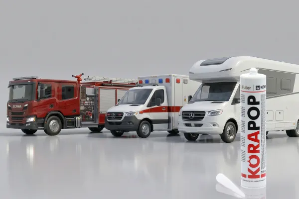 Bild: Sonderfahrzeug- und Caravan-Bau: Leistungsstarke Kleb- und Dichtlösungen für Fahrzeuge mit Spezialauftrag