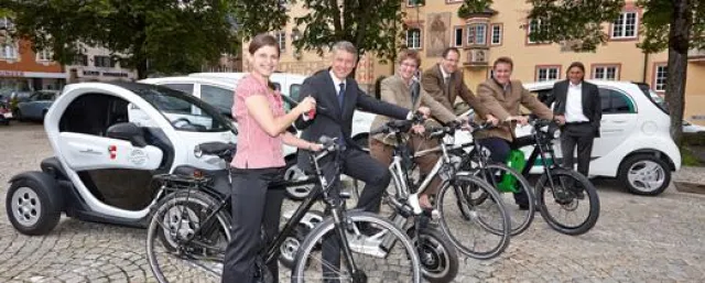 Bild: Elektromobile Flotte in Garmisch-Partenkirchen