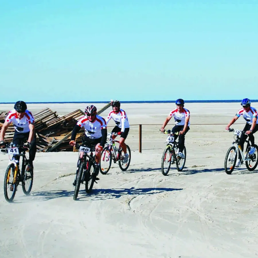 Kundenbindung einmal anders - sportlich, beim Borkum Beach Race 2008