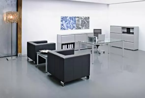 Aluminium meets Style - Die Systemmöbel-Manufaktur AMS glänzt auf der imm cologne 2009 Bild: Aluminium meets Style - Die Systemmöbel-Manufaktur AMS glänzt auf der imm cologne 2009