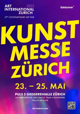 Kunstmesse Zürich 2025: Die Ausstellerinnen und Aussteller, Teil 3 Bild: Kunstmesse Zürich 2025: Die Ausstellerinnen und Aussteller, Teil 3
