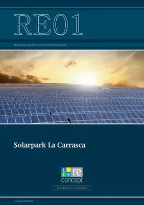 Bild: Platzierungsstart für den „RE01 Solarpark La Carrasca“