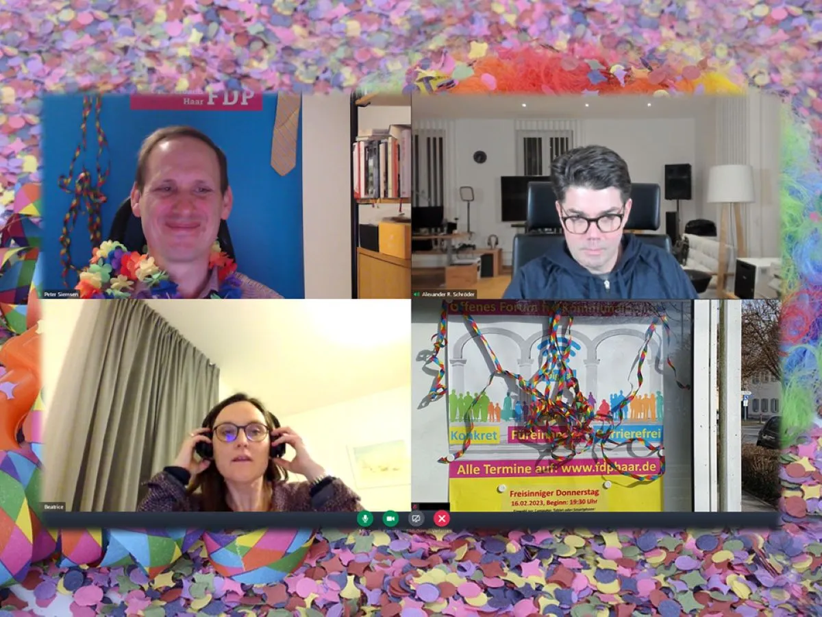 Politik mit Augenzwinkern: Der Freisinnige Donnerstag in Haar bot hohen Unterhaltungswert.