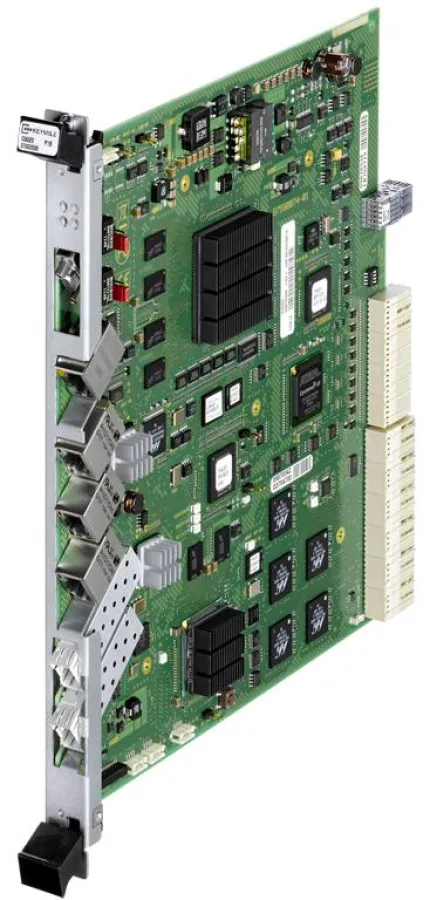 MileGate stellt Ethernet und native TDM-Technik aus einem einzigen Subrack bereit. Quelle: KEYMILE