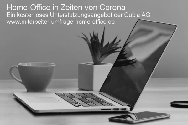 Bild: Home-Office in Zeiten von Corona / Pressemitteilung der Cubia AG