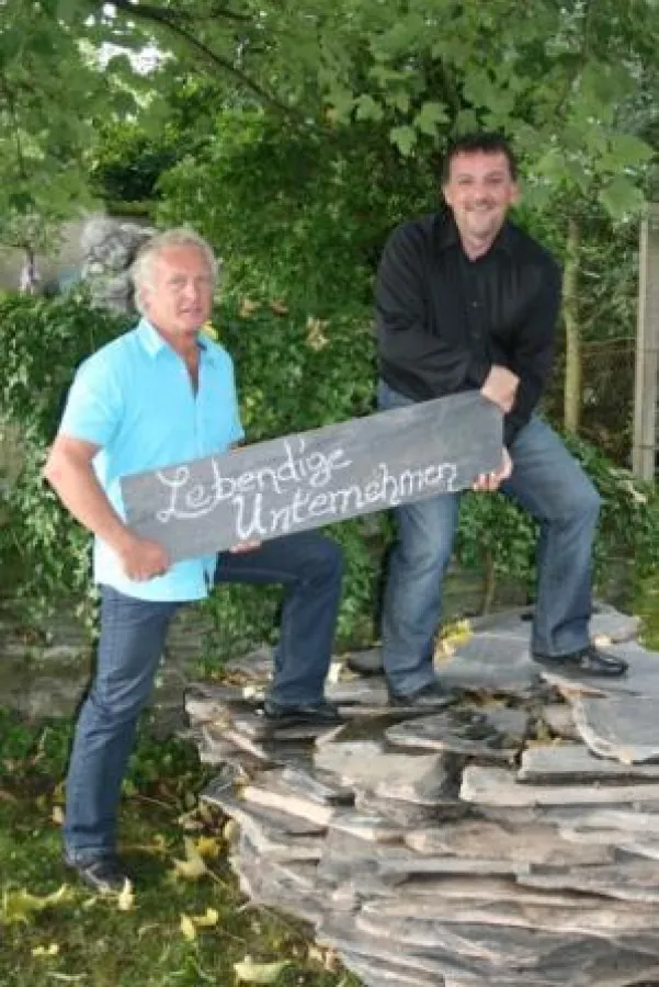 Günther Möhlig (l.) und Andreas Faß, die Träger von Lebendige Unternehmen