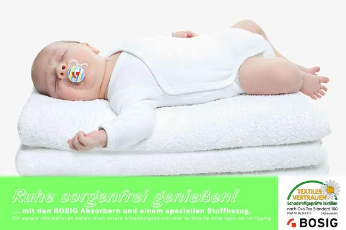 Mit Stoff ummantelte Schallabsorber von BOSIG jetzt mit Öko-Tex Zertifikat