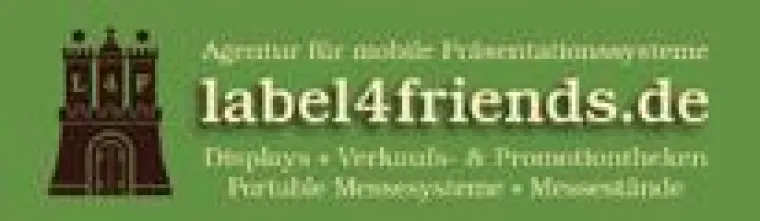 Bild: Präsentationssysteme, Ausstellungssysteme für einen professionellen Messeauftritt bei label4friends.de