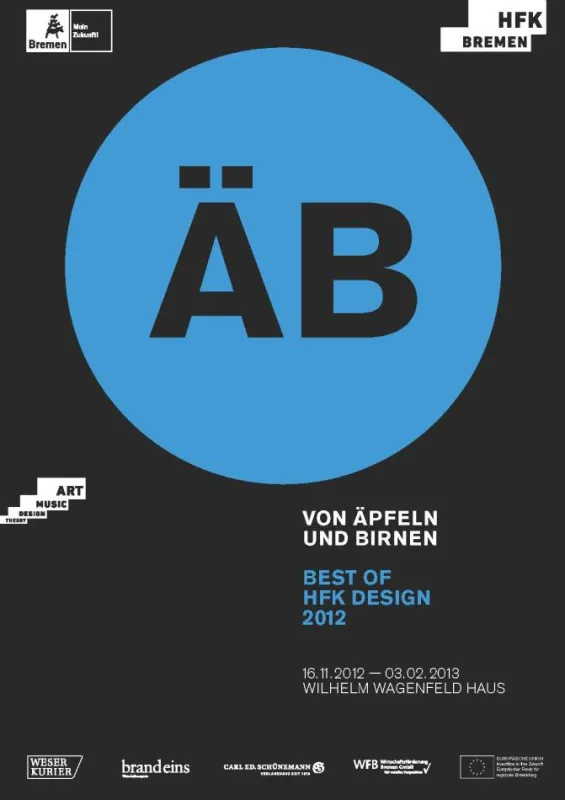 Designausstellung vom 16.11.12 bis 03.02.13 in Bremen