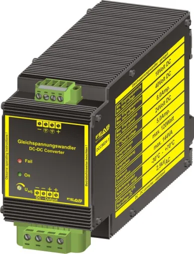 DC/DC Wandler für Industrie-, Solar- und Bahnanwendungen Bild: DC/DC Wandler für Industrie-, Solar- und Bahnanwendungen