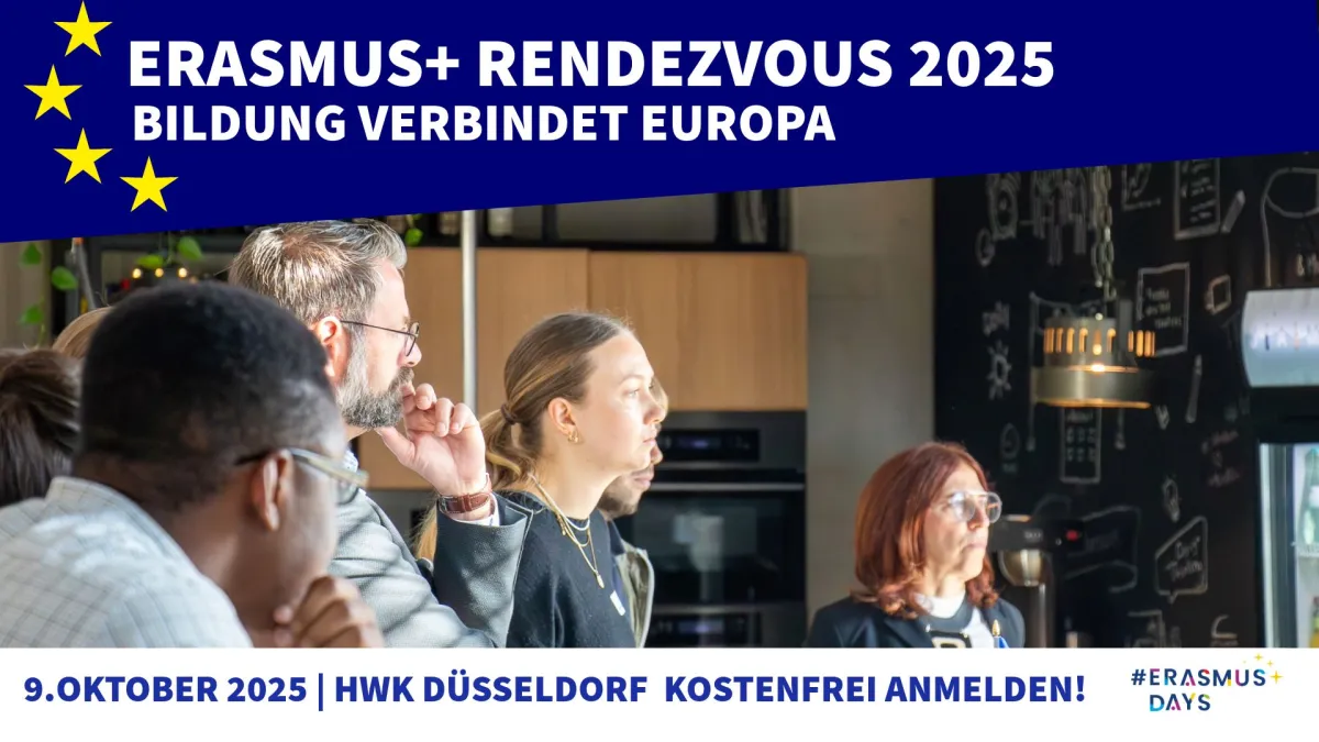 Erasmus+ Rendezvous 2025 in Düsseldorf: Austausch, Praxiswissen und neue Kontakte (© Interaktiv GmbH)