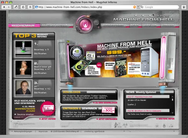 superReal geht für RED ZAC in die Hölle Bild: superReal geht für RED ZAC in die Hölle