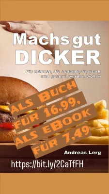 Bild: „Machs gut Dicker - Für Männer, die schlank, fir, stark und gesund werden wollen“ jetzt auch als eBook