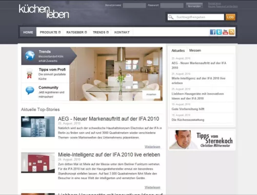 Bild: Das neue Verzeichnis für Küchenstudios