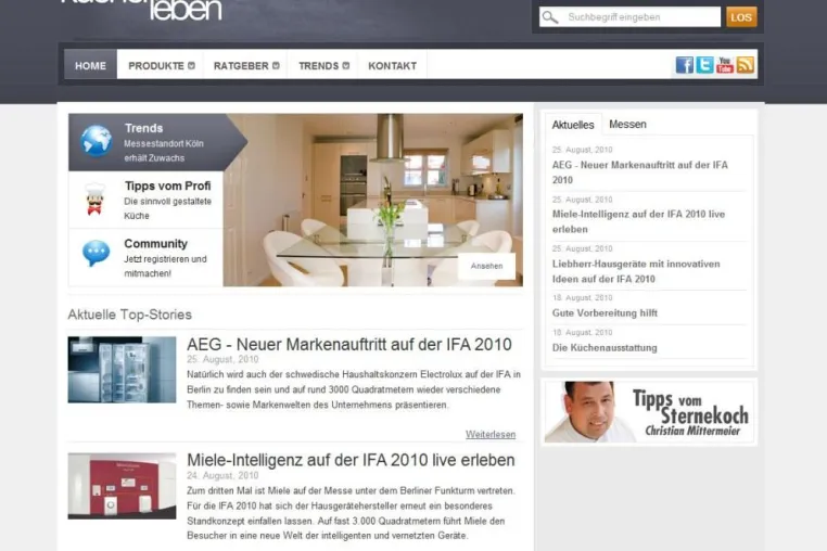 Das neue Verzeichnis für Küchenstudios Bild: Das neue Verzeichnis für Küchenstudios