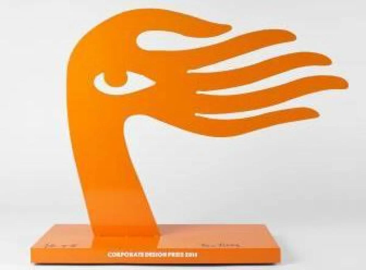 Der Gewinner erhält die Stahlskulptur 