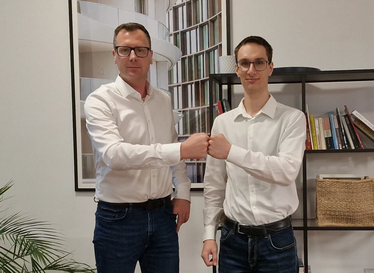 Gründer: Mario Märzinger und Michael Pisnyachevskiy (© Locaverse GmbH)