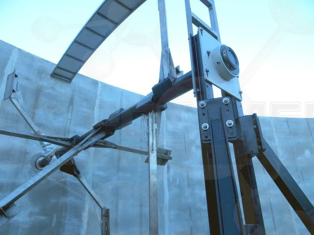 Paddelrührwerk für Biogas-Fermenter mit Ceramic Polymer Beschichtung