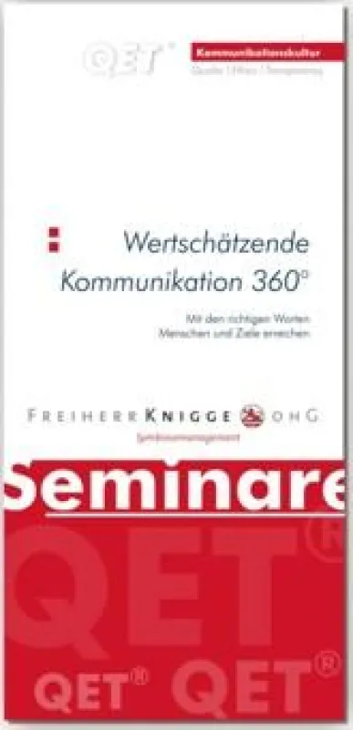 QET Vertieferseminar T12 Kommunikationskultur