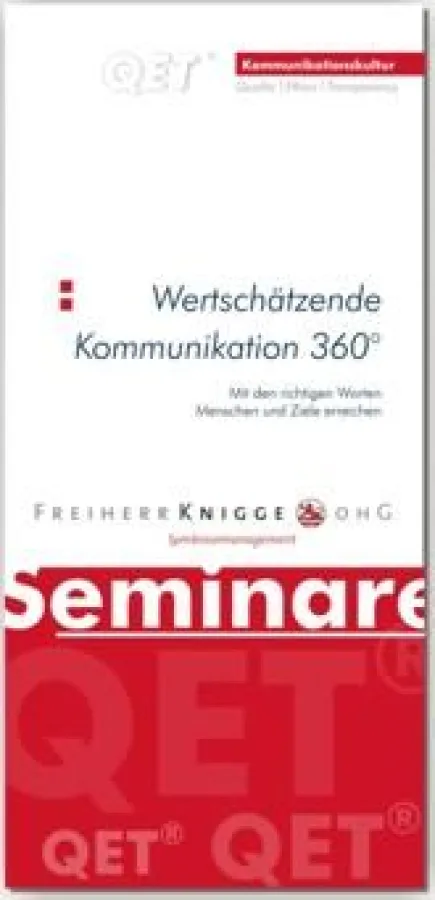 QET Vertieferseminar T12 Kommunikationskultur