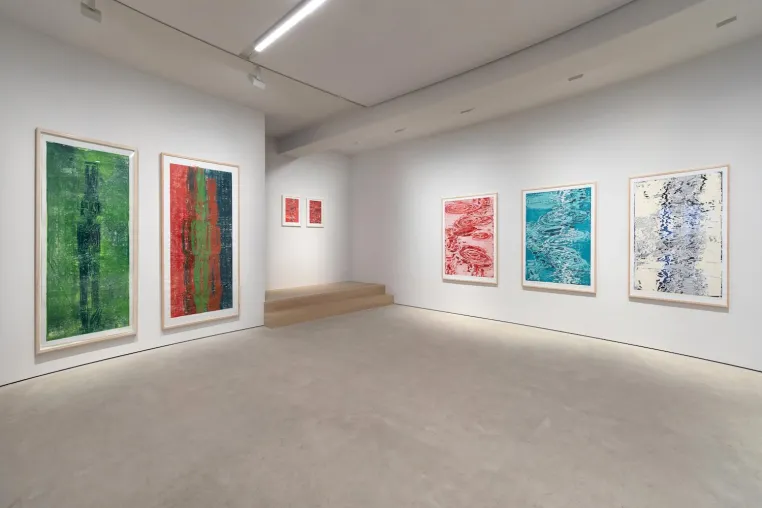 Bild: Ausstellung Bernd Zimmer "Reflex - Holzschnitte, Lithografien, Bilder" in der Galerie Wolfgang Jahn Landshut