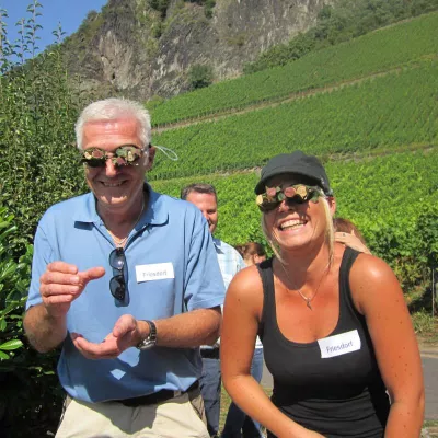 Bild: Betriebsausflug oder Team-Event auf dem Weingut