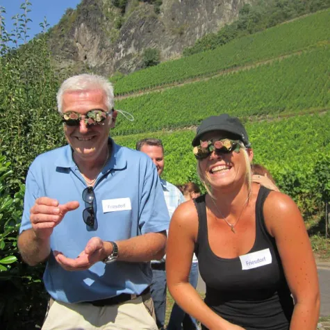 Bild: Betriebsausflug oder Team-Event auf dem Weingut