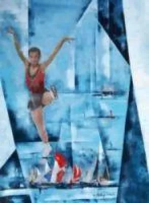 Bild: Ausgewählte Künstlerin Hannelore Schleyer bei "ARTISTWINDOW"