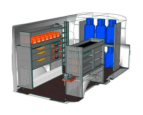 Bild: StoreVan mobile Werkstatt für die Branche Klimatechnik