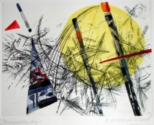 Bild: ADELHEID EICHHORN - Himmelwärts / Malerei und Grafik