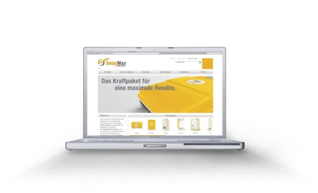 Bild: solarmax.com in neuem Look